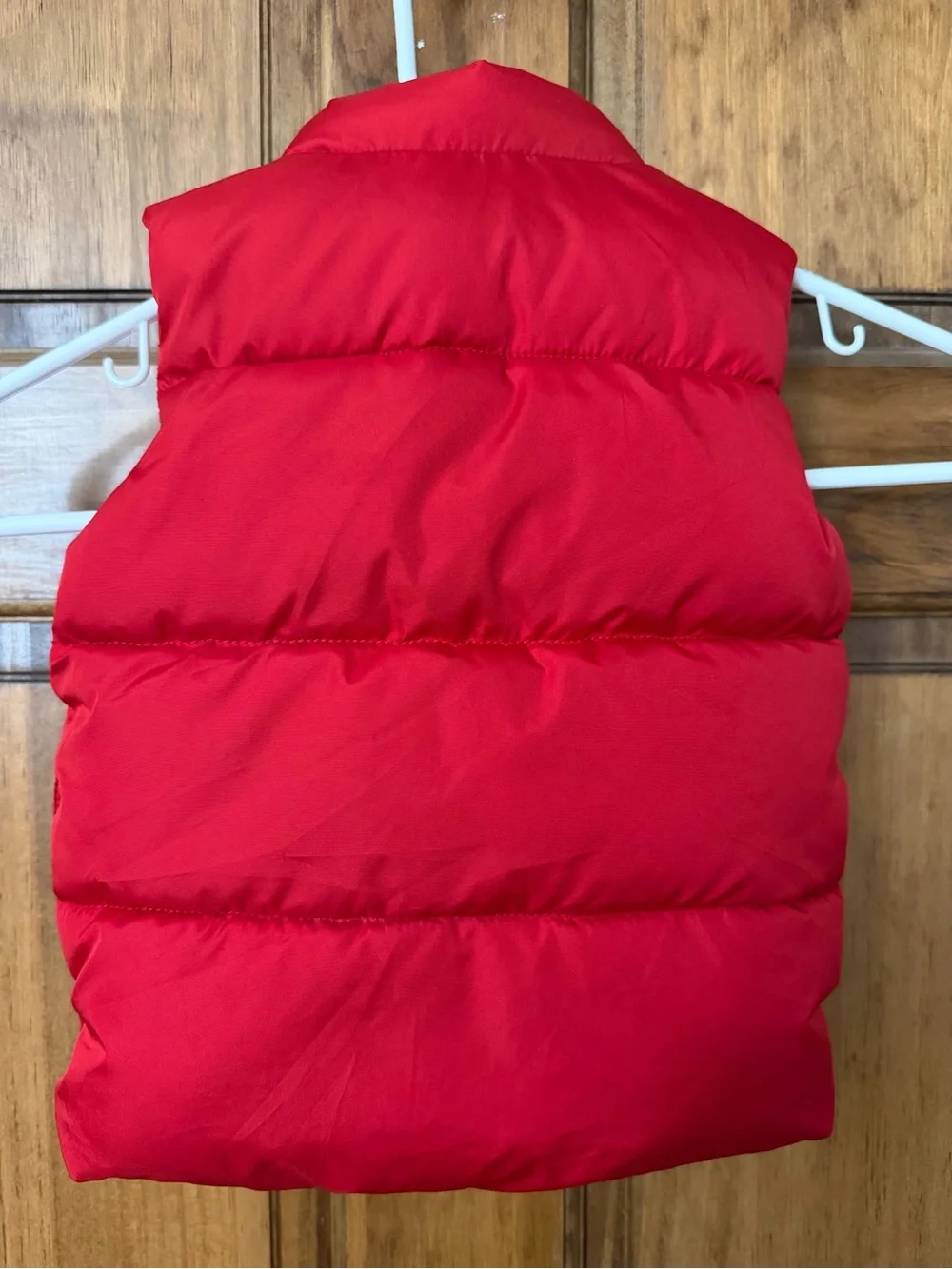 Old Navy Red Quilted Puffer Vest